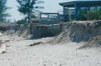 Photo: Eroded beach property.